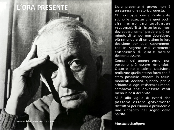 LOra Presente Massimo Scaligero