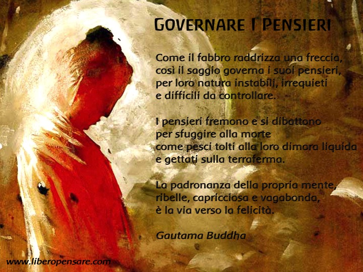 Governare i Pensieri Gautama Buddha