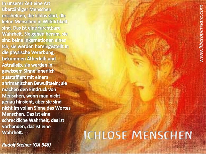 Ichlose Menschen Rudolf Steiner