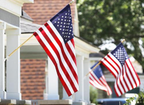 flags-on-houses