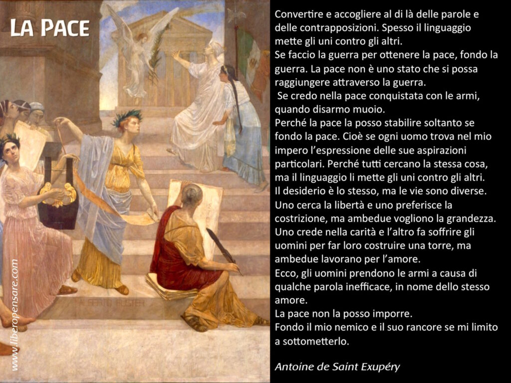 La Pace Antoine de Saint Exupery