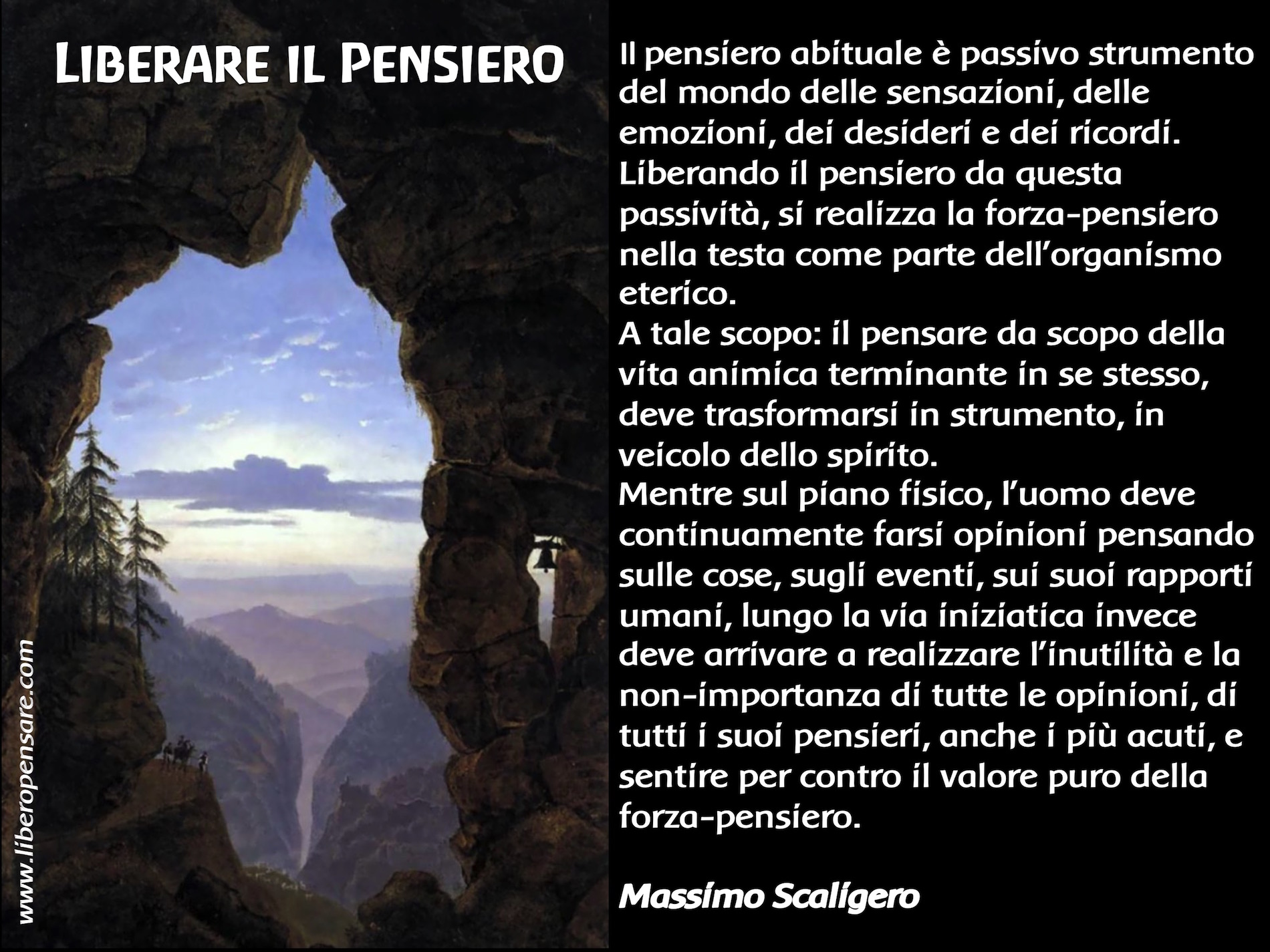 Liberare il Pensiero Massimo Scaligero