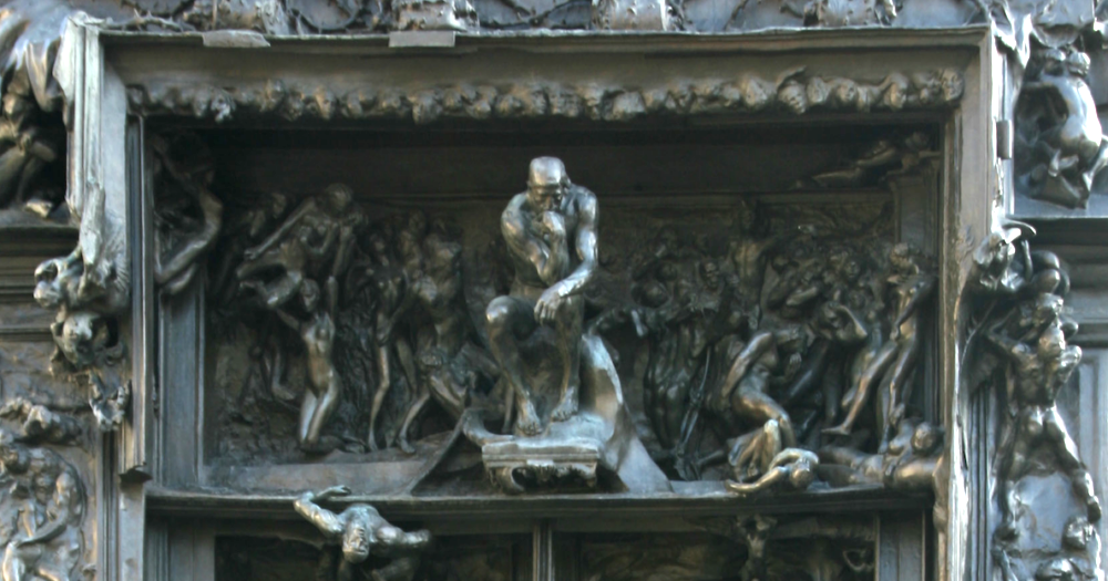 La Porta DellInferno Di Rodin Particolare 1000x567 1