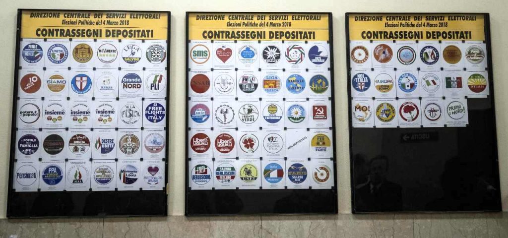 Foto Roberto Monaldo / LaPresse20-01-2018 Roma PoliticaElezioni Politiche - I simboli dei partiti depositati al Viminale Photo Roberto Monaldo / LaPresse20-01-2018 Rome  (Italy)Political elections 2018 - The symbols of the parties deposited at the Ministry of the Interior